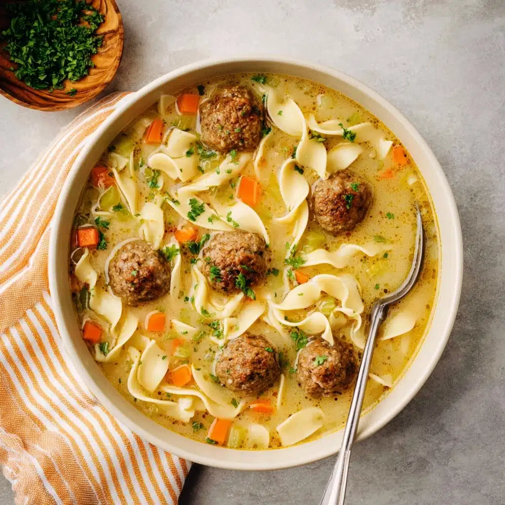 Cozy Swedish Meatball Soup Recipe - Recipe Image