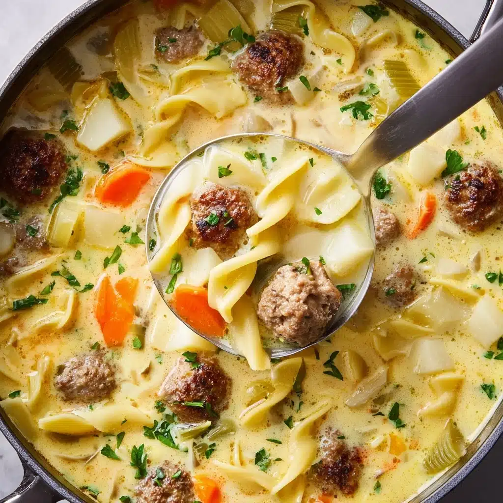 Cozy Swedish Meatball Soup Recipe - Recipe Image