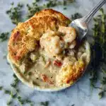 Cheddar Bay Biscuit Seafood Pot Pie