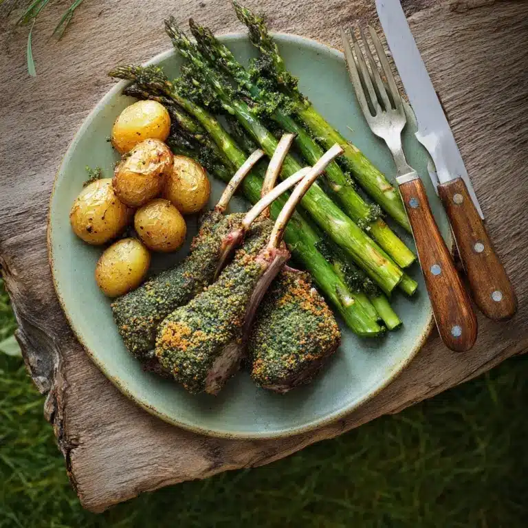 Herb-Crusted Lamb Chops