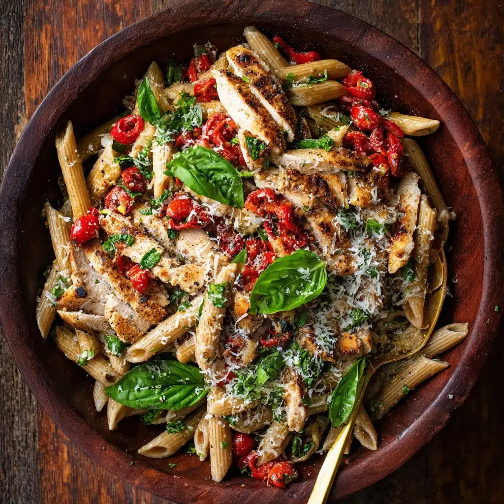 Grilled Chicken Pasta Salad with Balsamic Vinaigrette – Easy Recipe
 - Recipe Image