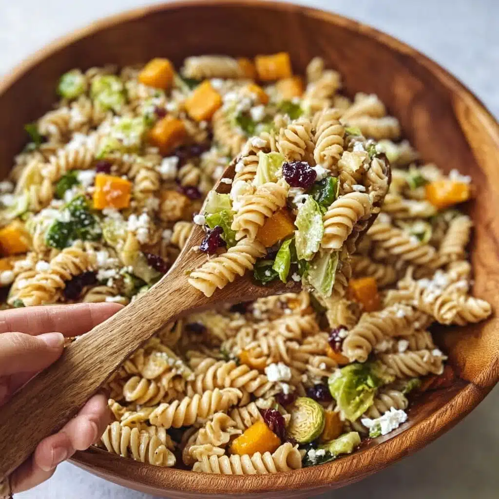 Fall Pasta Salad with Butternut Squash and Brussels Recipe - Recipe Image
