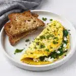 Spinach and Cheese Omelette Recipe