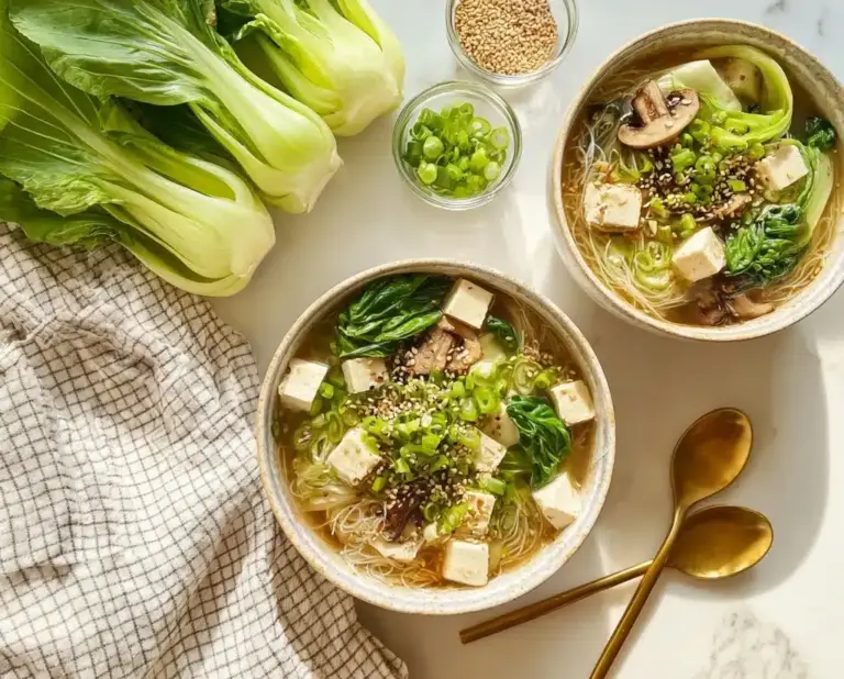 Hearty Bokchoy Chicken Soup Recipe