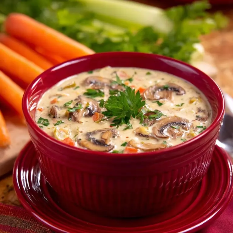 Creamy Mushroom Gnocchi Soup Recipe