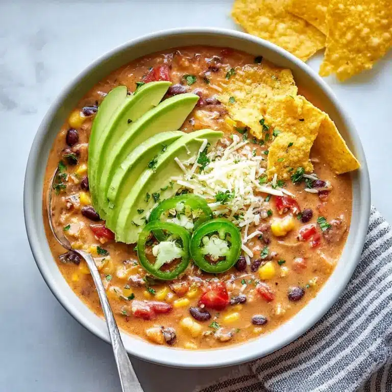 Crockpot Vegetarian Tortilla Soup Recipe