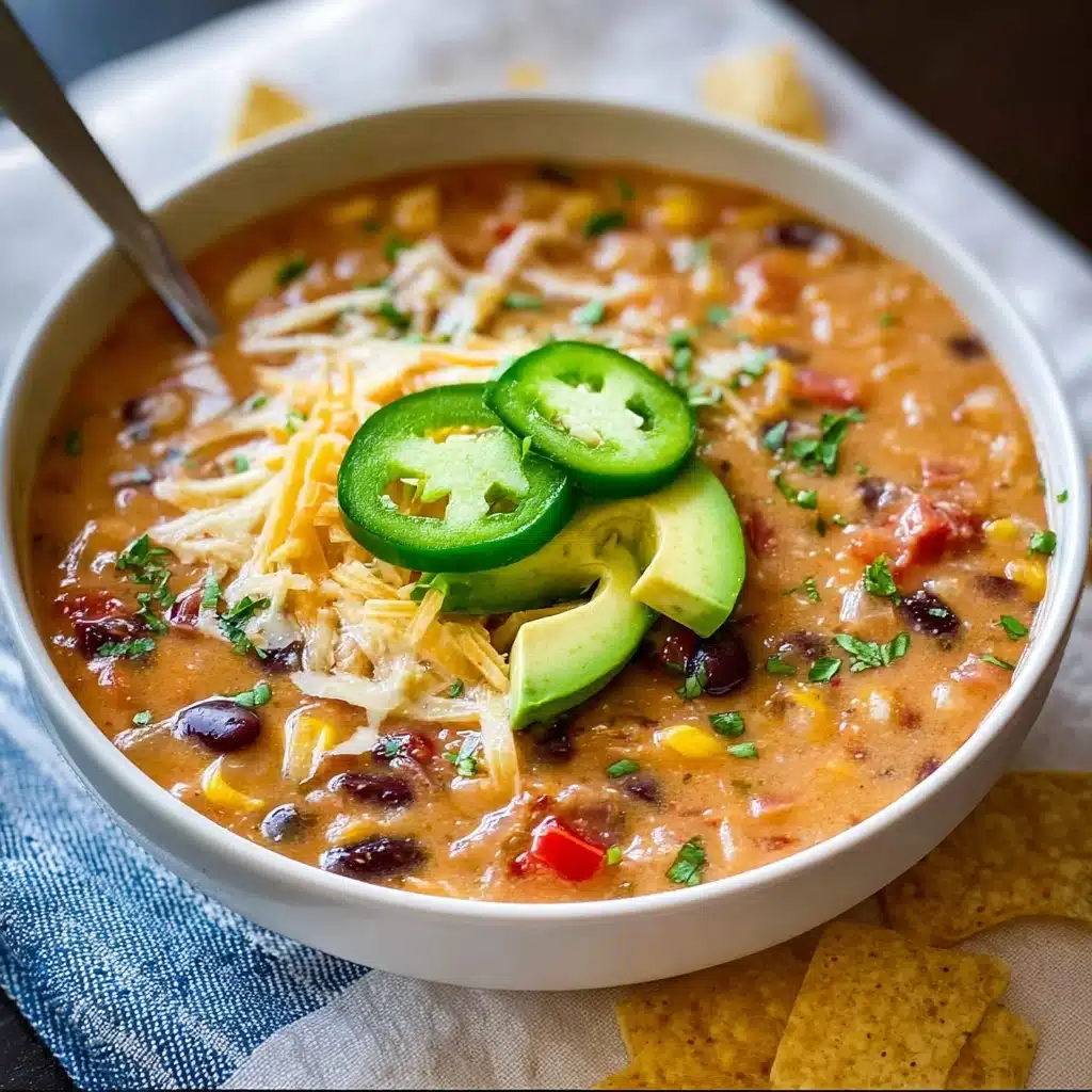 Crockpot Vegetarian Tortilla Soup Recipe - Recipe Image