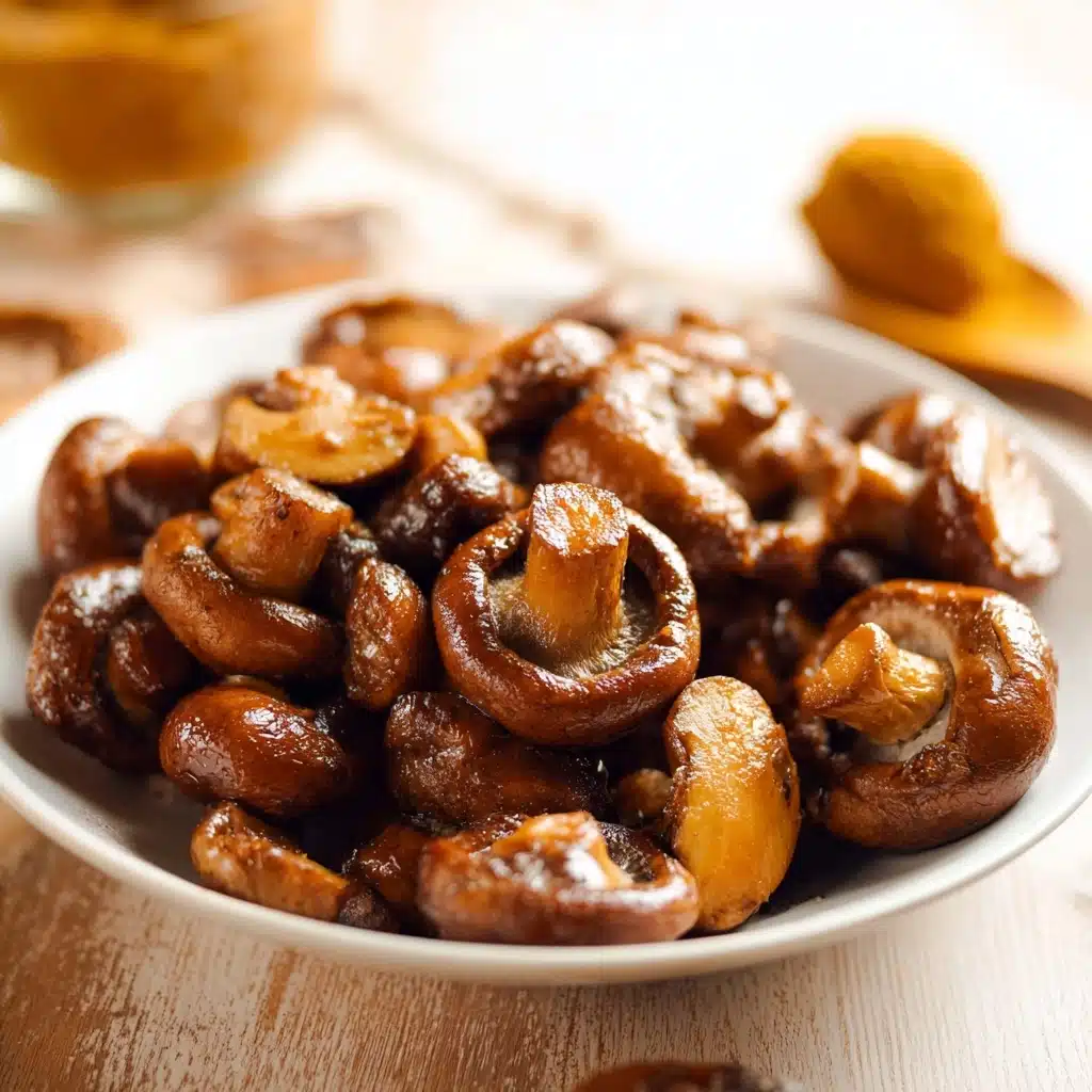 Garlic Butter Miso Mushrooms Recipe - Recipe Image