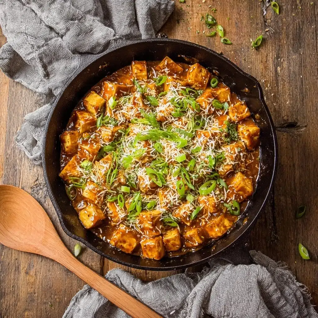 Spicy Tofu in Creamy Coconut Sauce Recipe - Recipe Image