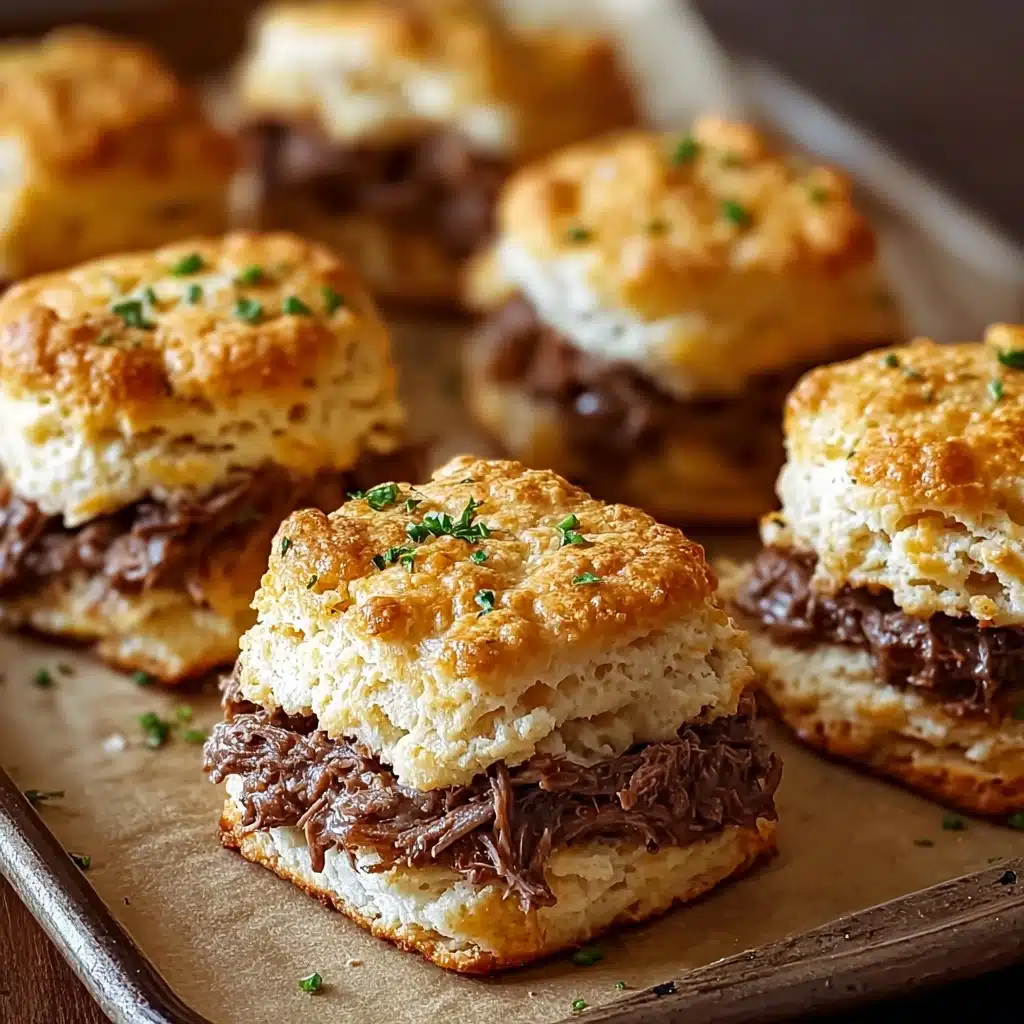 Irresistible French Dip Biscuit Bites for Cozy Nights Recipe - Recipe Image