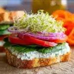 Laura’s Fresh Veggie Sandwich Recipe