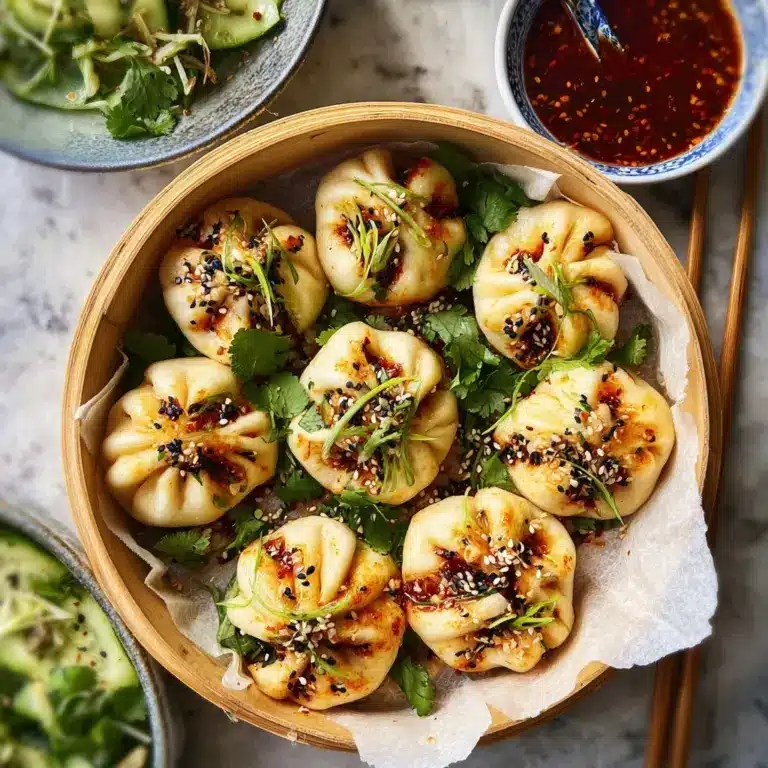 Korean Chicken Steamed Bao Buns Recipe