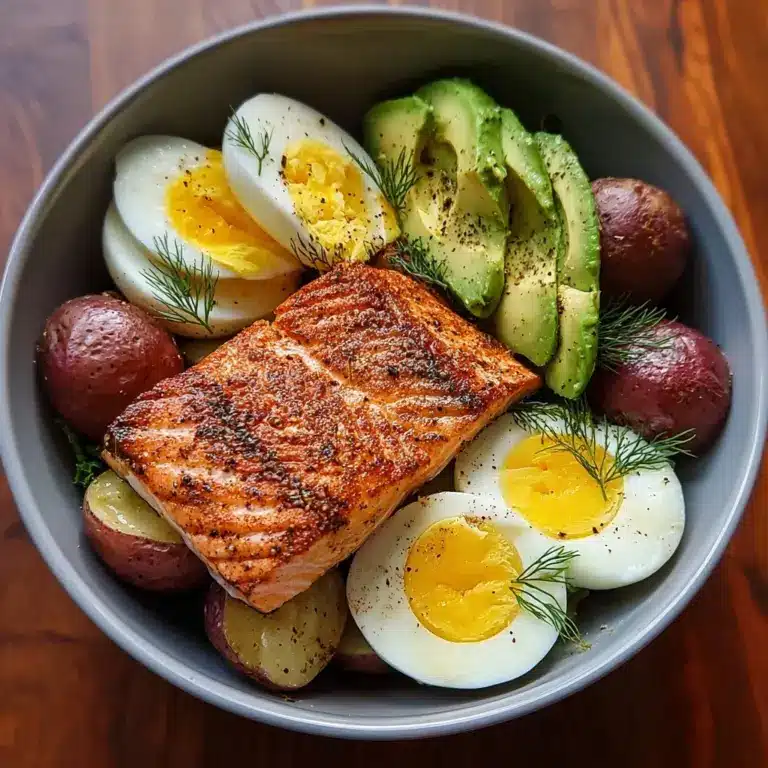 Spiced Salmon & Dill Potato Power Bowl Recipe