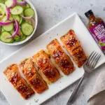 Sticky Hoisin Salmon with Cucumber Vinegar Recipe