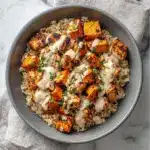Healthy Chicken & Sweet Potato Rice Bowl Recipe