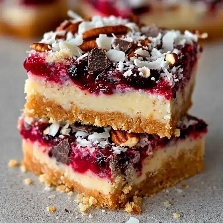 Raspberry Coconut Magic Bars Recipe