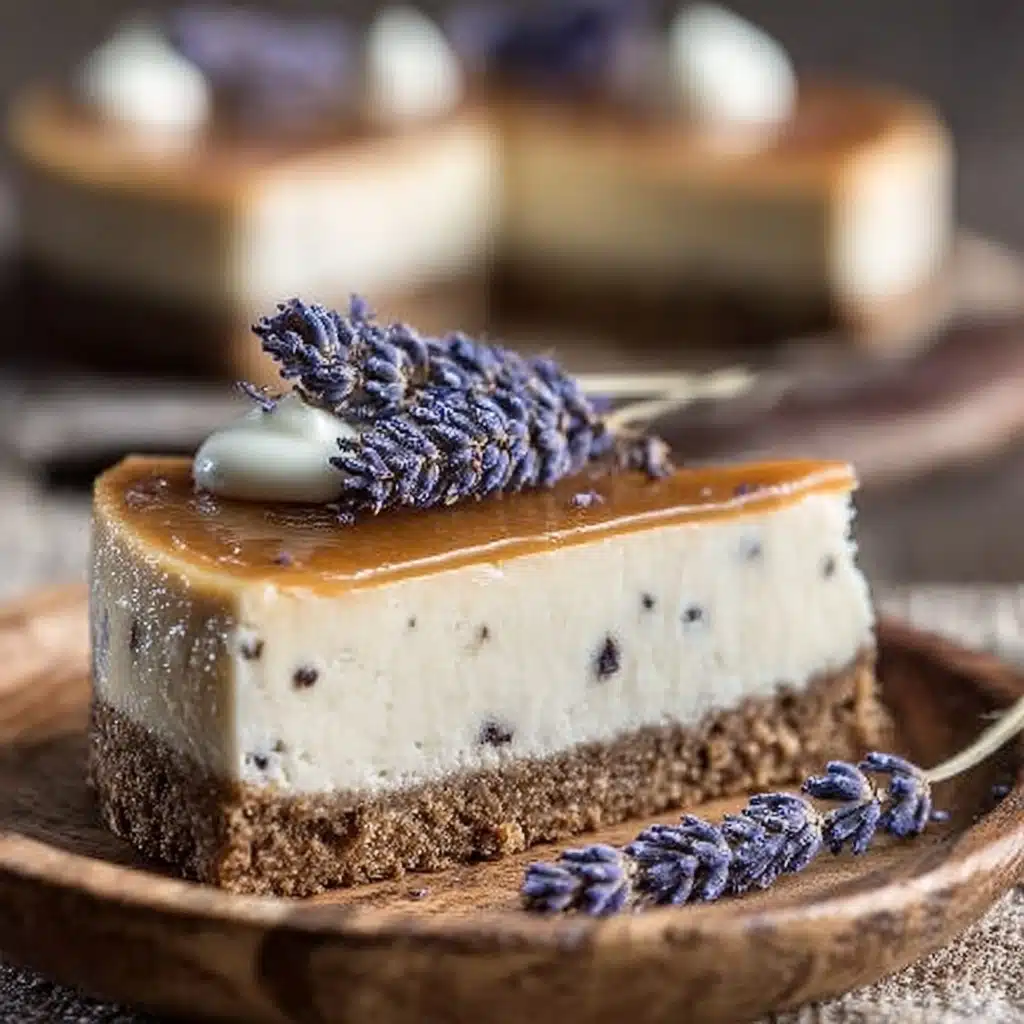 Honey Lavender Cheesecake Recipe - Recipe Image