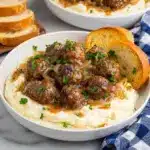 Crock Pot French Onion Meatballs Recipe