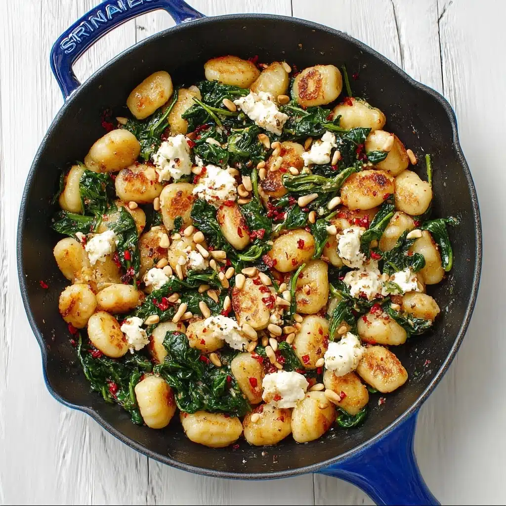 Crispy Gnocchi With Spinach And Feta: A Childhood Memory In Flavor
 - Recipe Image