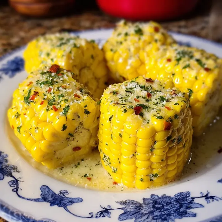 Garlic Parmesan Corn on the Cob Recipe
