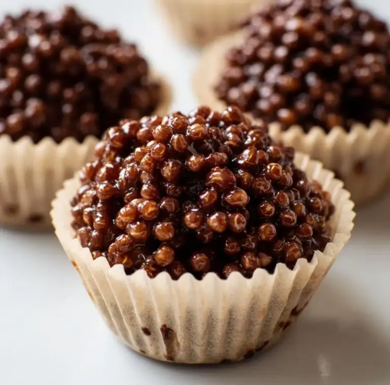 Dark Chocolate Quinoa Crisps Recipe