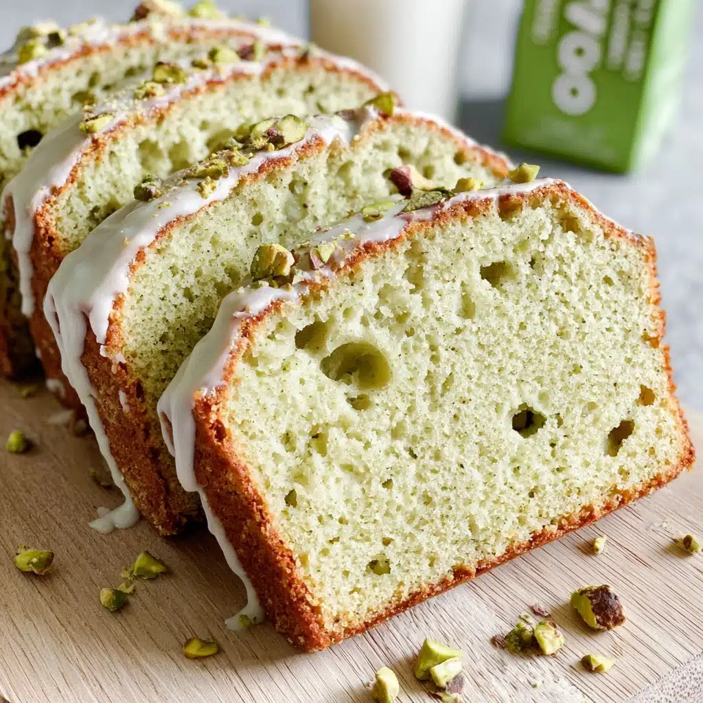 Pistachio Pudding Bread Recipe - Recipe Image