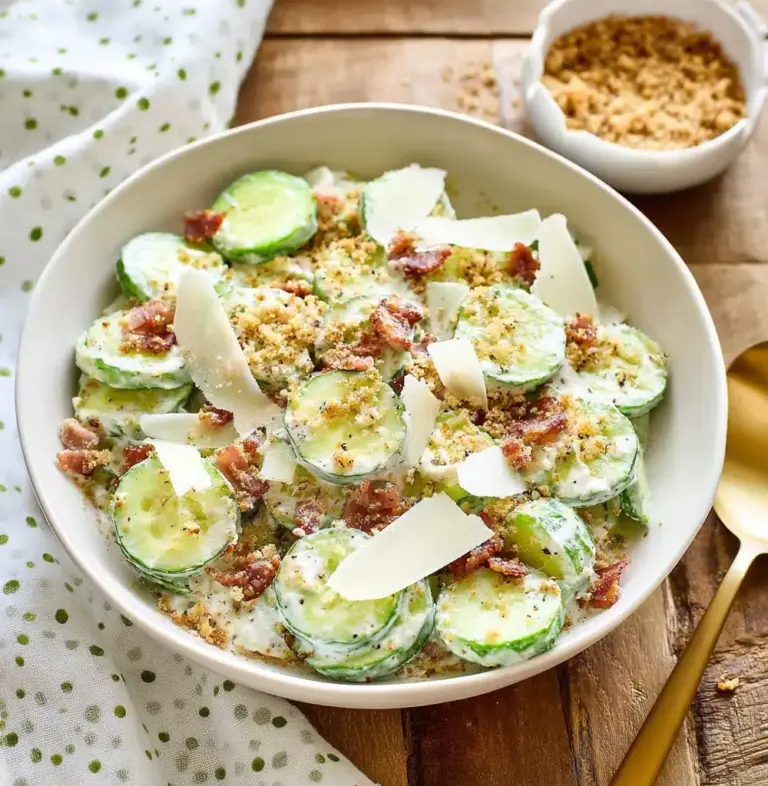 Cucumber Caesar Salad Recipe