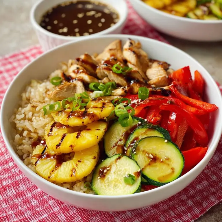 Hawaiian Chicken Bowl Recipe