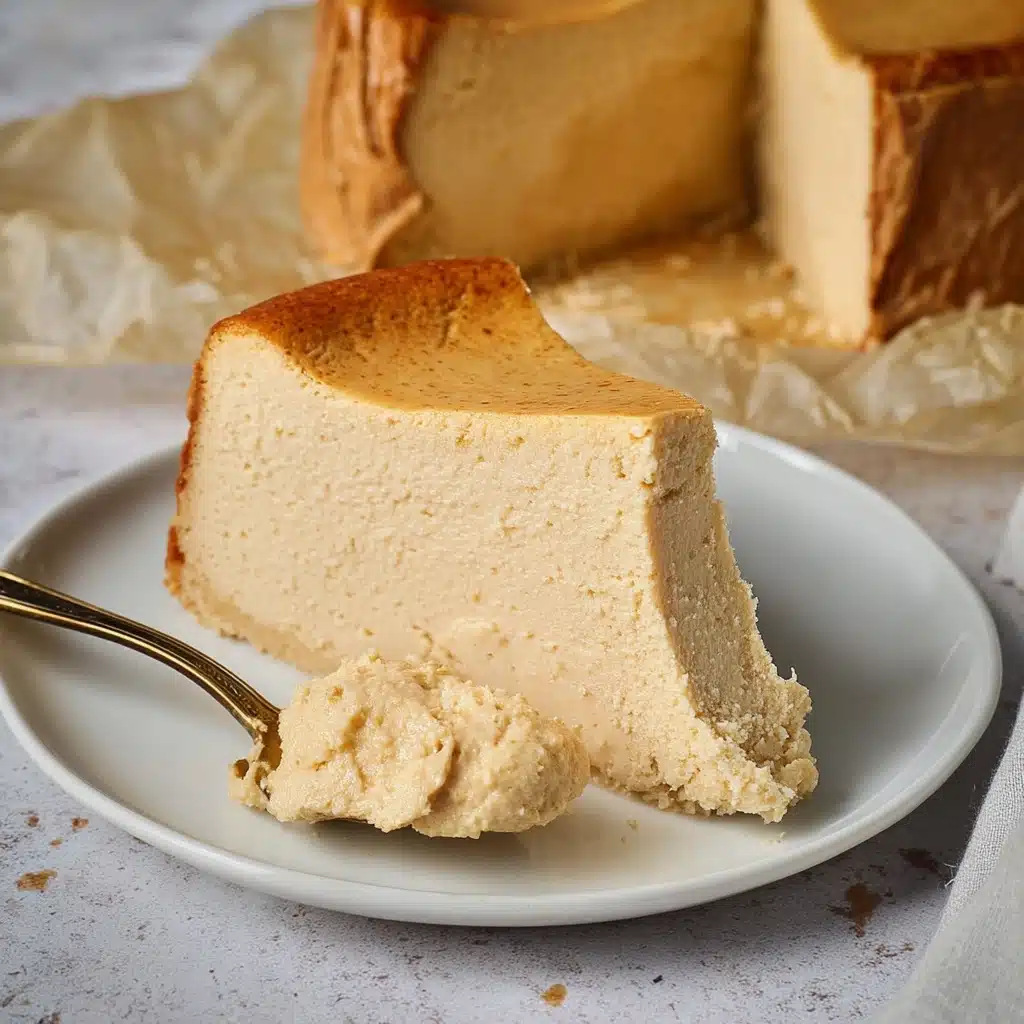 London Fog Basque Cheesecake with Blackberry Recipe - Recipe Image