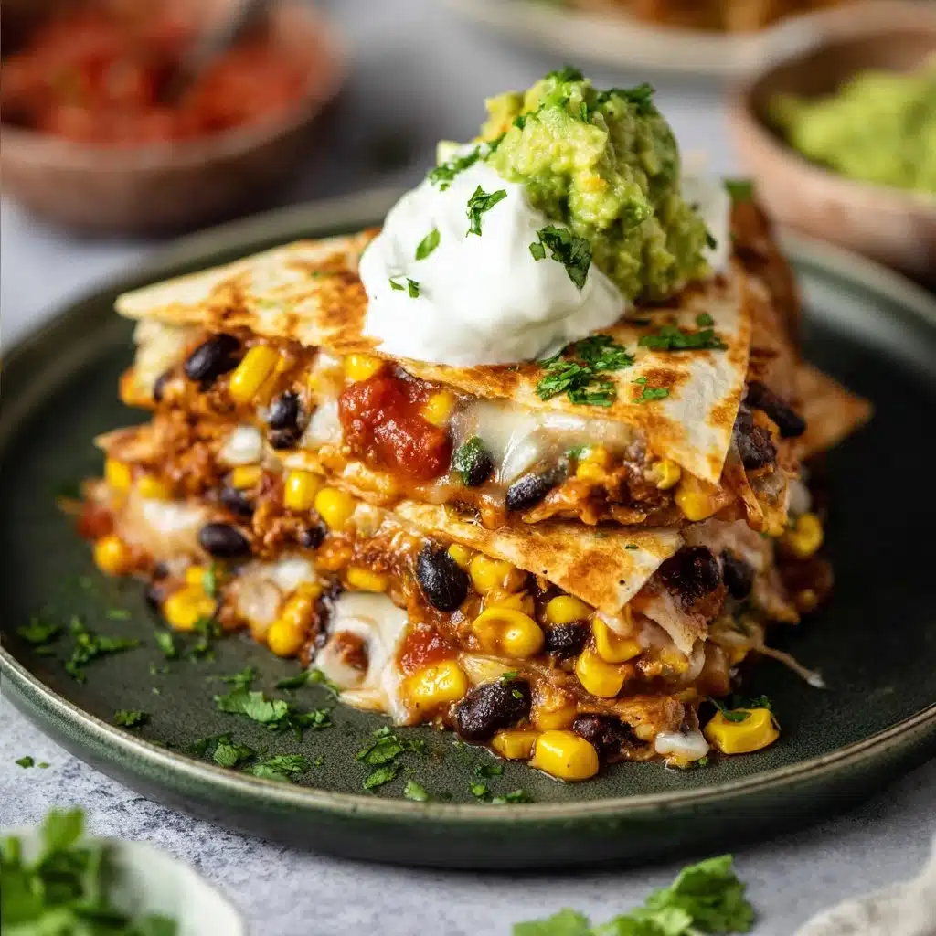 Crispy Black Bean Quesadillas Recipe - Recipe Image
