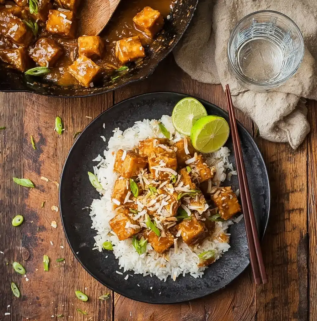 Spicy Tofu in Creamy Coconut Sauce Recipe