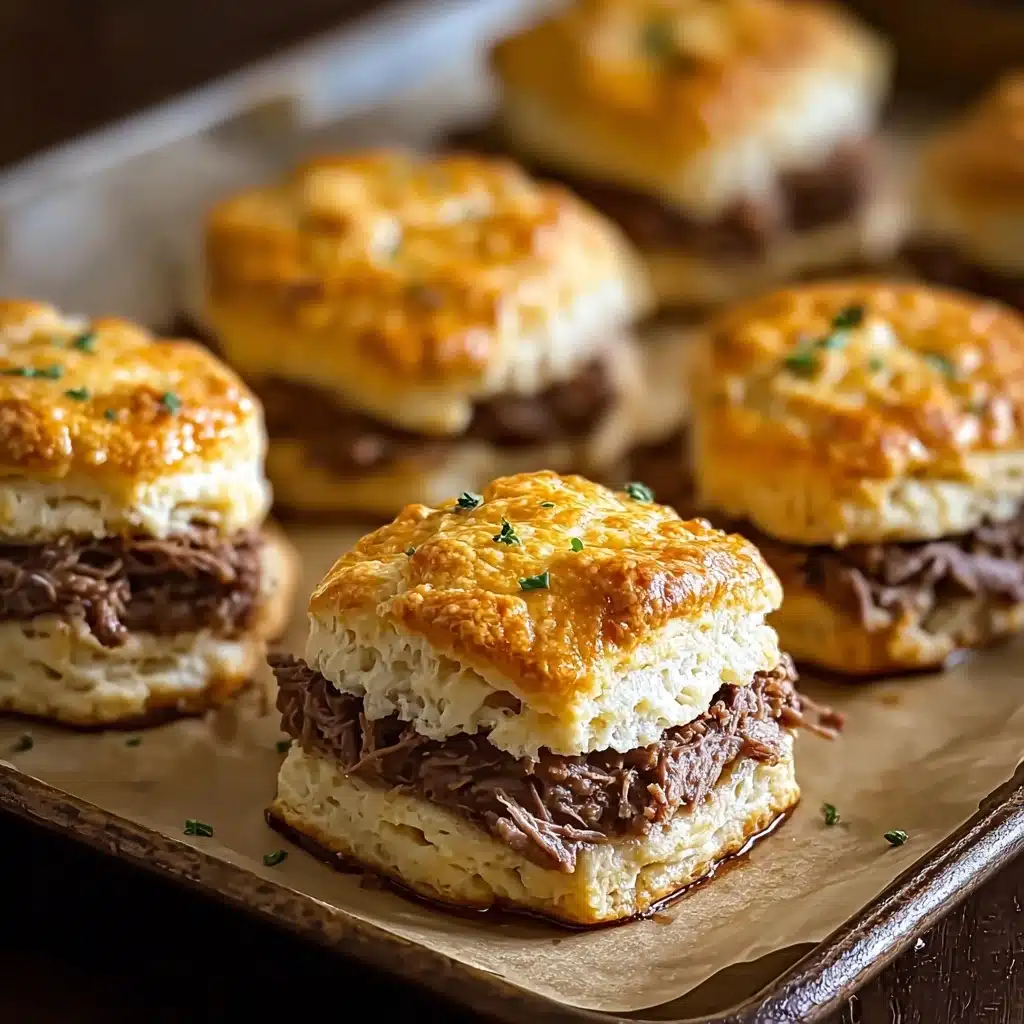 Irresistible French Dip Biscuit Bites for Cozy Nights Recipe - Recipe Image