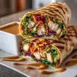 Thai Peanut Chicken Wraps Recipe
