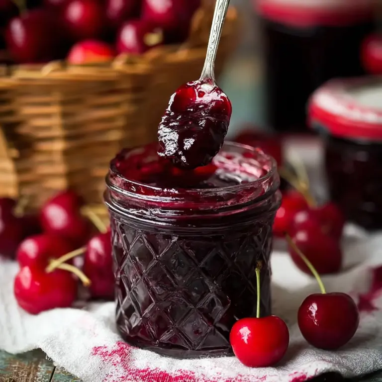 Amaretto Cherry Jam Recipe
