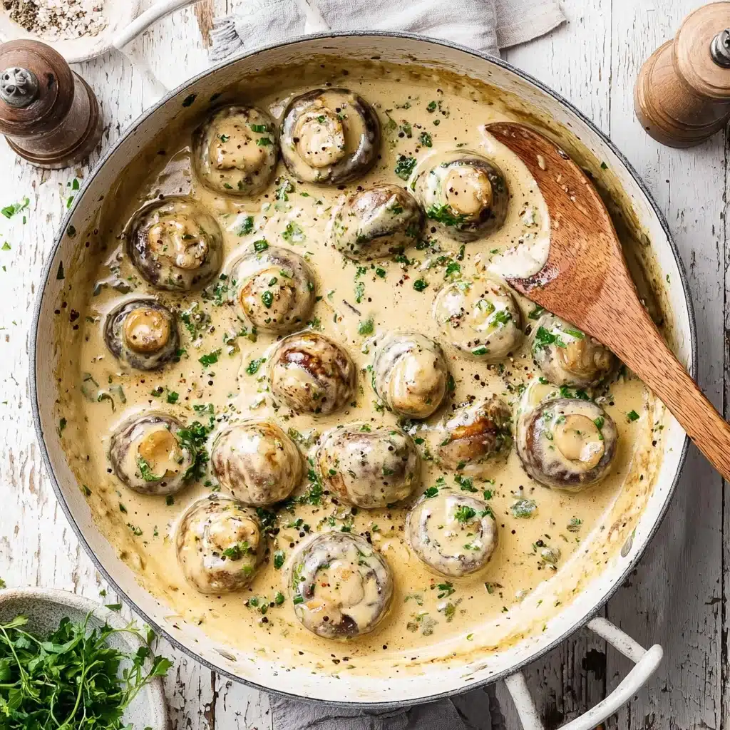 Garlic Parmesan Mushrooms Recipe - Recipe Image