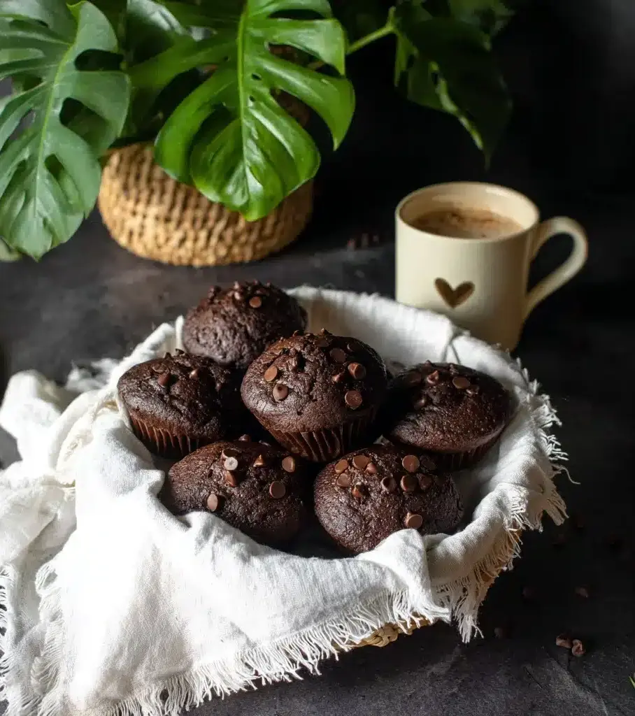 Chocolate Spinach Muffins Recipe