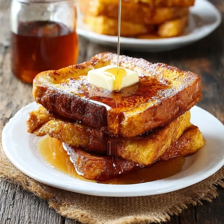 Pumpkin French Toast Breakfast Recipe