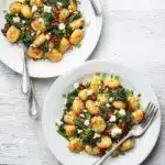 Crispy Gnocchi With Spinach And Feta: A Childhood Memory In Flavor