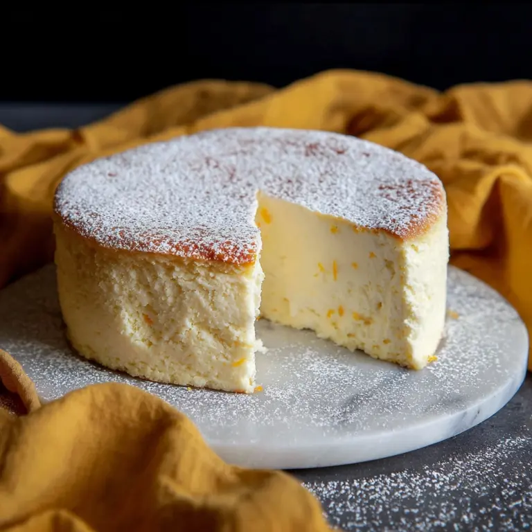 Fluffy Japanese Cheesecake – Light as a Cloud Recipe