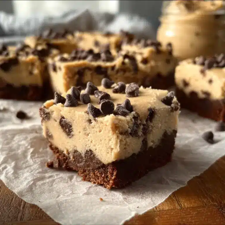 Protein Packed Cookie Dough Brownies Recipe