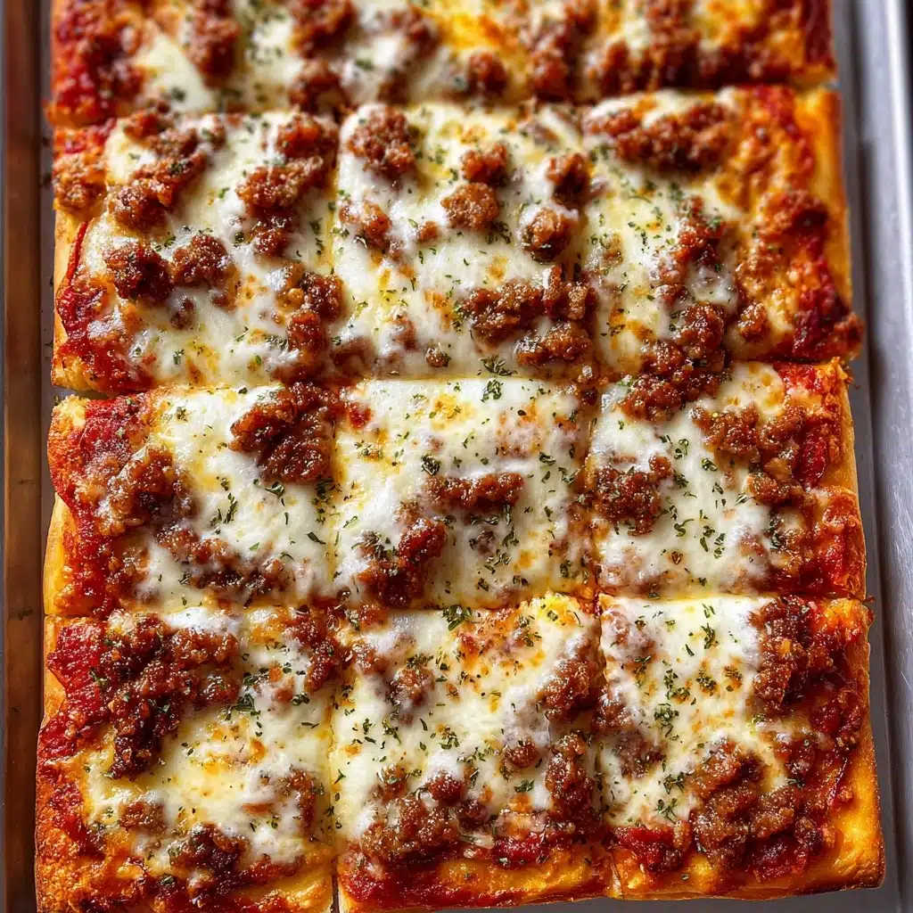 Easy Homemade School Cafeteria Pizza Recipe - Recipe Image