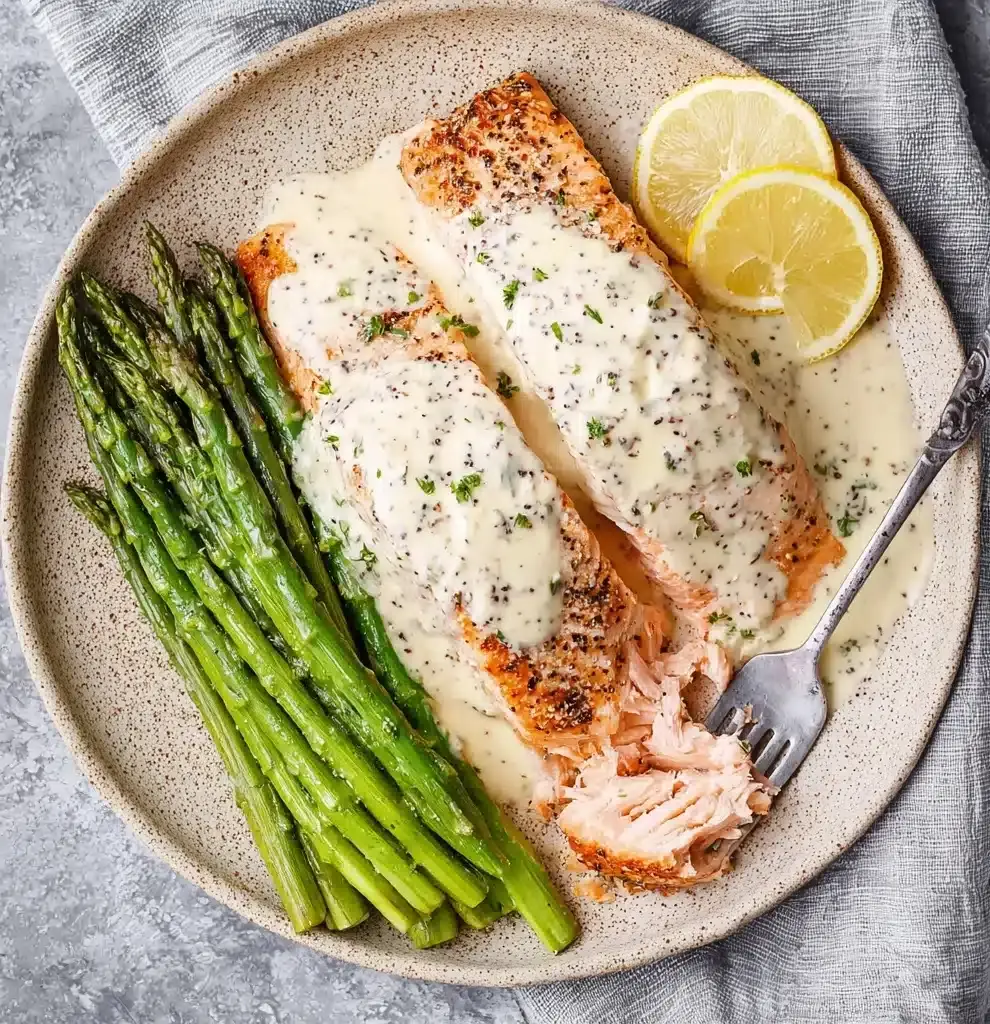 Baked Boursin Salmon – Creamy, Flavorful & Perfectly Baked Recipe