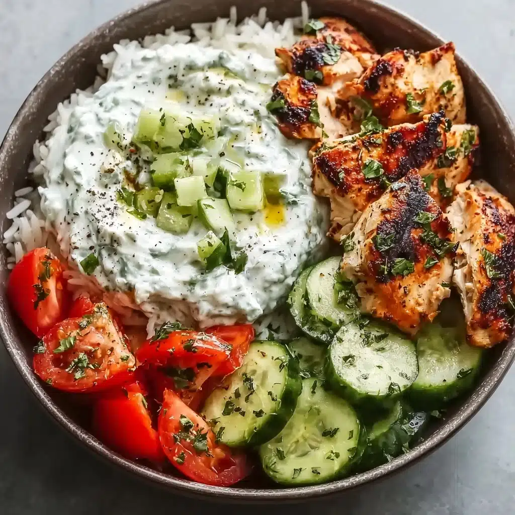 Chicken Tzatziki Bowls Recipe - Recipe Image