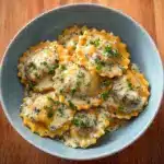 Easy Butternut Squash Ravioli with Maple Cream Sauce Recipe