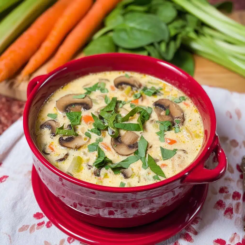 Creamy Mushroom Gnocchi Soup Recipe - Recipe Image