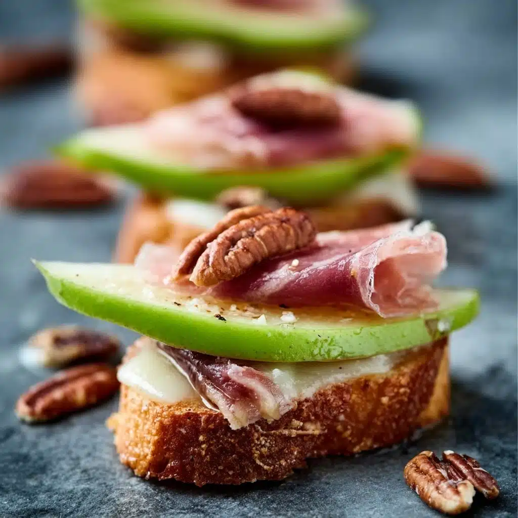 Grilled Apples with Prosciutto and Honey Recipe - Recipe Image