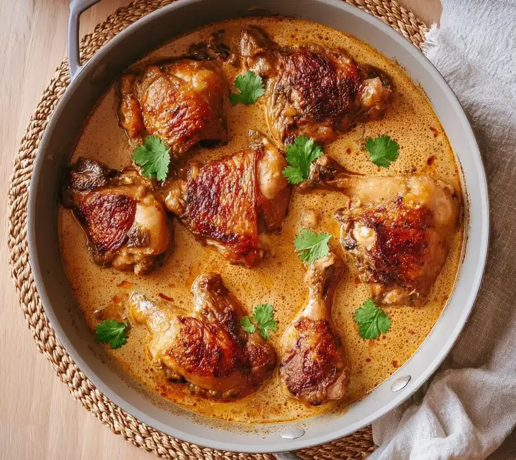 Filipino Chicken Adobo with Coconut Milk Recipe