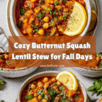 Butternut Squash and Lentil Stew Recipe