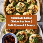 Korean Chicken Steamed Bao Buns Recipe