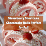 Strawberry Shortcake Cheesecake Dessert Sushi Rolls Recipe
